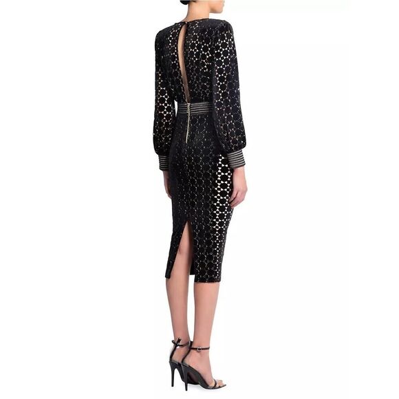 Zhivago Level Midi Dress in Black US6 - Picture 6 of 11